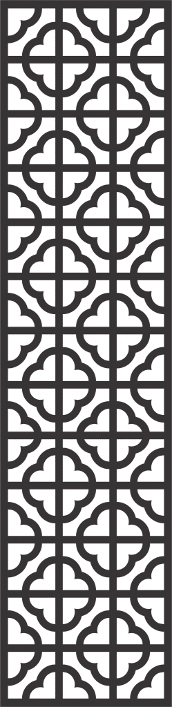 Patrón decorativo 8 — vector para corte CNC