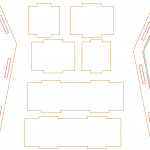 Ataúd armable - Vector SVG DXF para CNC Router y Laser CO2 - Descargable gratis | Stanser