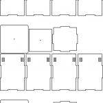 Set de cajas rectangulares - Vector SVG DXF para CNC Router y Laser CO2 - Descargable gratis | Stanser