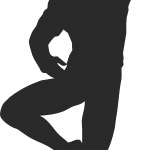 Silueta de bailarín en pie - Vector SVG DXF para CNC Router y Laser CO2 - Descargable gratis | Stanser
