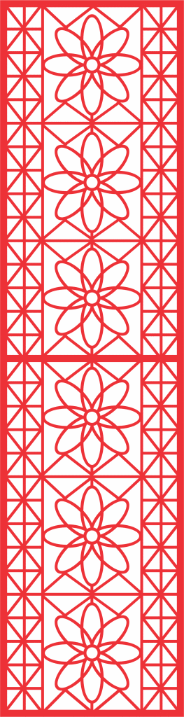 Patrón decorativo 17 — vector para corte CNC