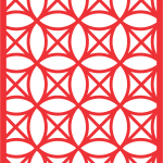 Patrón decorativo 18 - Vector SVG DXF para CNC Router y Laser CO2 - Descargable gratis | Stanser