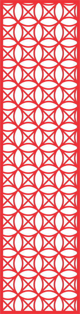 Patrón decorativo 18 — vector para corte CNC