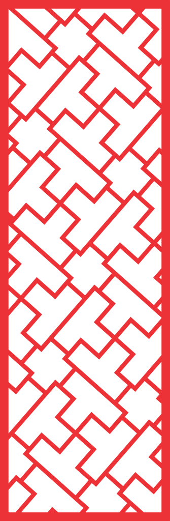 Patrón decorativo 21 — vector para corte CNC
