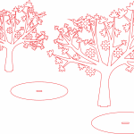 Árbol con colibríes - Vector descarganle para corte CNC y grabado laser gratis | Stanser