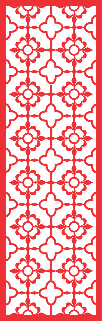 Patrón decorativo 25 — vector para corte CNC