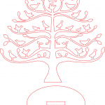 Árbol "Hojas y aves" - Vector descarganle para corte CNC y grabado laser gratis | Stanser