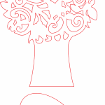 Árbol pequeño de copa redonda - Vector descarganle para corte CNC y grabado laser gratis | Stanser
