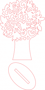 Árbol pequeño de copa redonda