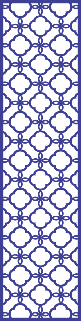 Patrón decorativo 35 — vector para corte CNC