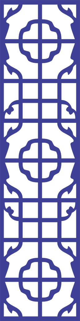 Patrón decorativo 36 — vector para corte CNC
