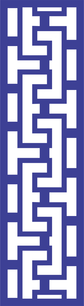 Patrón decorativo 37 — vector para corte CNC