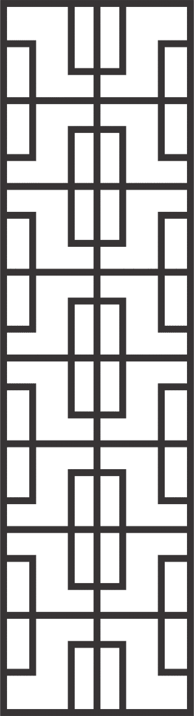 Patrón decorativo 41 — vector para corte CNC