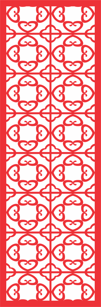 Patrón decorativo 46 — vector para corte CNC