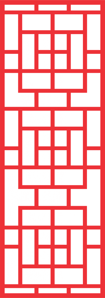 Patrón decorativo 47 — vector para corte CNC
