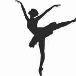 Bailarina con brazos extendidos - Vector SVG DXF para CNC Router y Laser CO2 - Descargable gratis | Stanser
