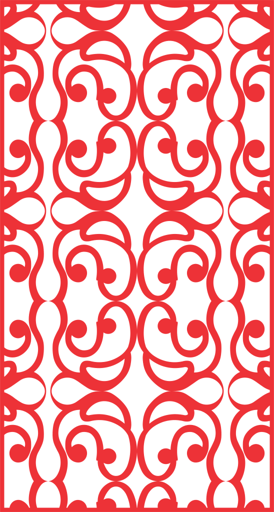 Patrón decorativo 51 — vector para corte CNC