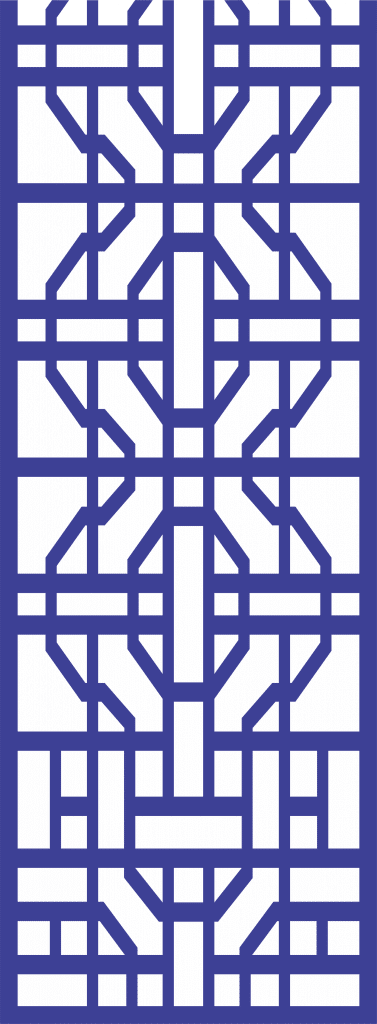 Patrón decorativo 52 — vector para corte CNC
