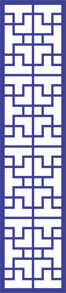 Patrón decorativo 57 — vector para corte CNC