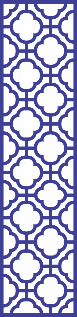 Patrón decorativo 61 — vector para corte CNC