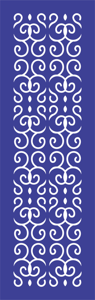 Padrón decorativo 63 — vector para corte CNC