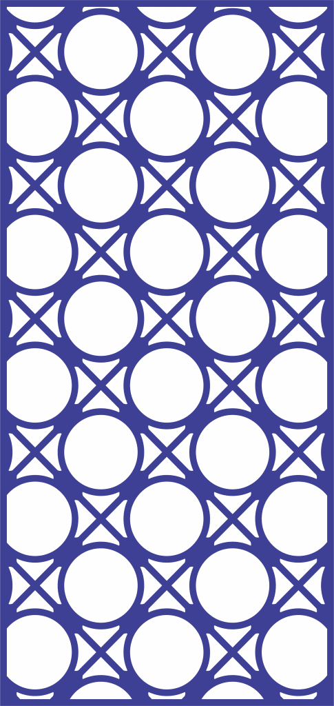 Patrón decorativo 64 — vector para corte CNC