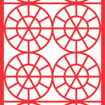 Patrón decorativo 65 - Vector SVG DXF para CNC Router y Laser CO2 - Descargable gratis | Stanser