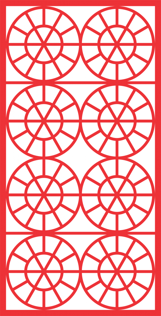 Patrón decorativo 65 — vector para corte CNC