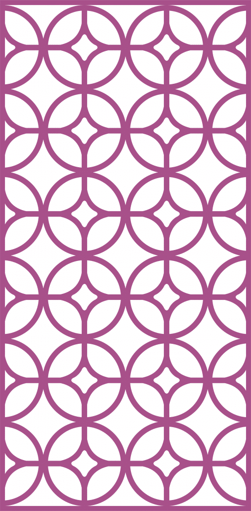 Patrón decorativo 66 — vector para corte CNC