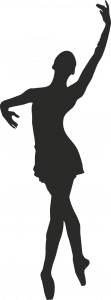 Bailarina en cuarta posición
