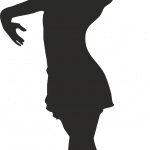 Bailarina en cuarta posición - Vector SVG DXF para CNC Router y Laser CO2 - Descargable gratis | Stanser