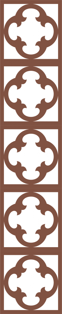 Patrón decorativo 69 — vector para corte CNC