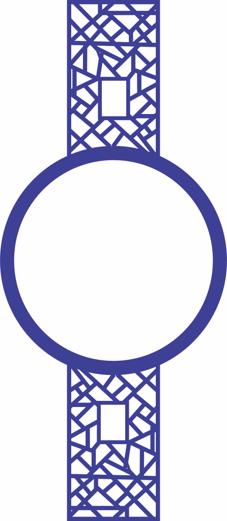 Patrón decorativo 70 — vector para corte CNC