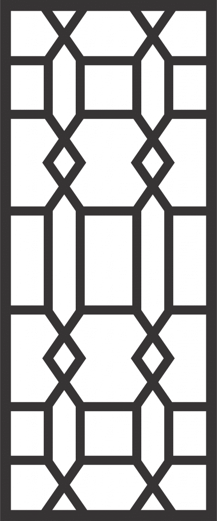 Patrón decorativo 71 — vector para corte CNC