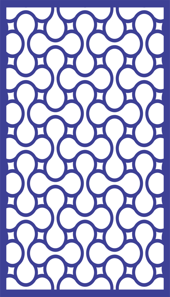 Patrón decorativo 72 — vector para corte CNC