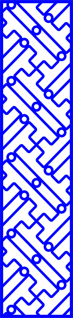 Patrón decorativo 73 — vector para corte CNC