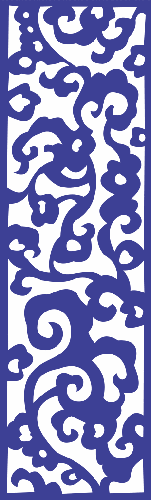 Patrón decorativo 74 — vector para corte CNC