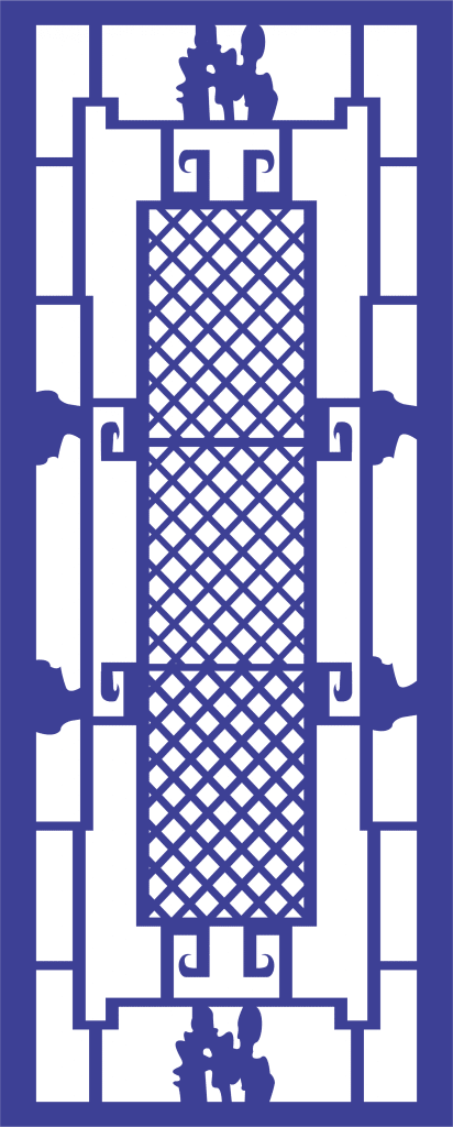 Patrón decorativo 75 — vector para corte CNC