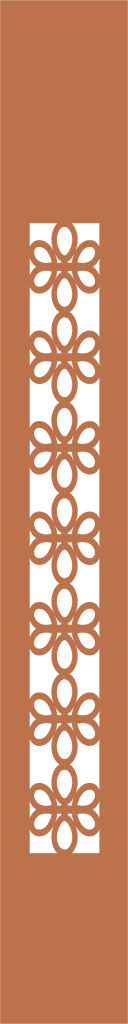 Patrón decorativo 76 — vector para corte CNC