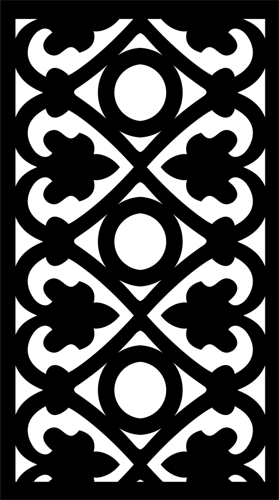 Patrón decorativo 82 — vector para corte CNC
