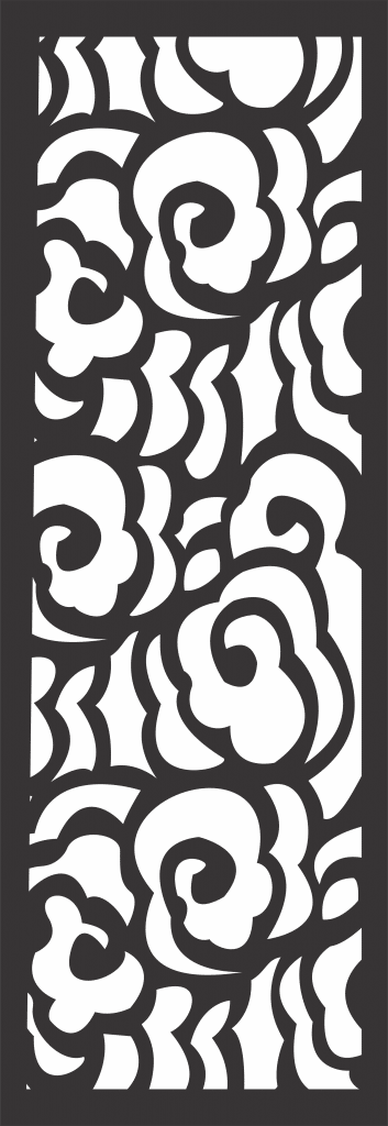 Patrón decorativo 87 — vector para corte CNC