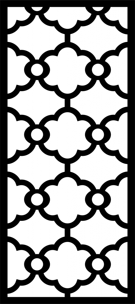 Patrón decorativo 88 — vector para corte CNC