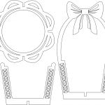 Canasta armable - Vector SVG DXF para CNC Router y Laser CO2 - Descargable gratis | Stanser