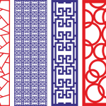 Paneles con patrones decorativos - Vector SVG DXF para CNC Router y Laser CO2 - Descargable gratis | Stanser