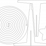 Espiral con base - Vector SVG DXF para CNC Router y Laser CO2 - Descargable gratis | Stanser