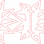 Estrella tridimensional - Vector SVG DXF para CNC Router y Laser CO2 - Descargable gratis | Stanser
