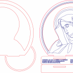 Madona con base - Vector SVG DXF para CNC Router y Laser CO2 - Descargable gratis | Stanser