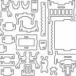 Mobiliario mini - Vector descarganle para corte CNC y grabado laser gratis | Stanser