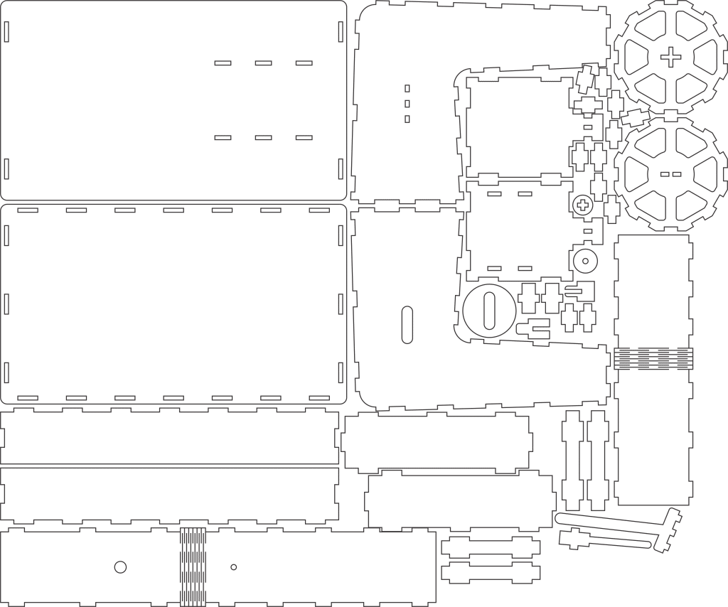 Máquina de coser tridimensional — vector para corte CNC