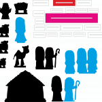 Figuras para nacimiento navideño - Vector descarganle para corte CNC y grabado laser gratis | Stanser